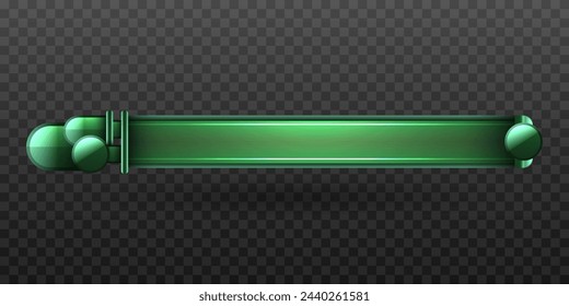 Green Lower Third title Banner for Video Streaming and Breaking News Presentation Title