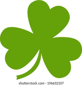 Green Lucky Irish Clover for St. Patrick's Day