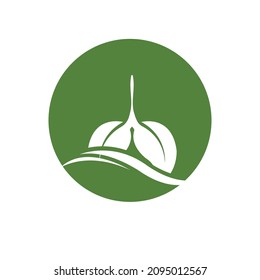 Green Lungs vector logo illustration design template