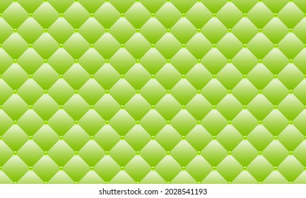 Green luxury background with beads and rhombuses. Vector illustration. 