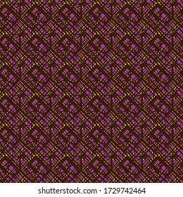 green and magenta colors on brown background cheerful style geometric vectorial seamless print pattern design 