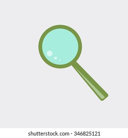 green magnifier,lens