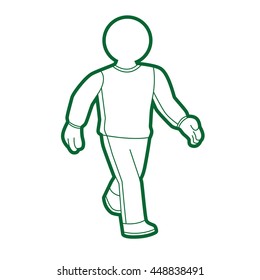 Green Man Walking