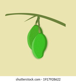 Diseño de mango verde con textura de grano