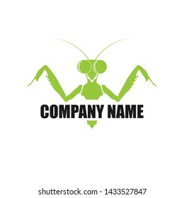 Green mantis logo, can be applied in any media