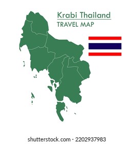 Green Map Krabi is one of the provinces of Thailand