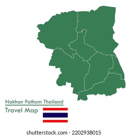 Green Map Nakhon Pathom Province is one of the provinces of Thailand