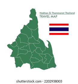 Green Map Nakhon Si Thammarat Province is one of the provinces of Thailand