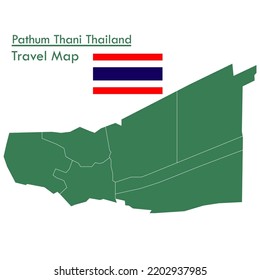 Green Map Pathum Thani Province is one of the provinces of Thailand