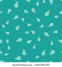 Green Map pin icon isolated seamless pattern on green background. Navigation, pointer, location, map, gps, direction, place, compass, search concept.  Vector