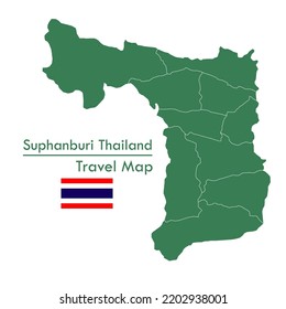 Green Map Suphanburi Province is one of the provinces of Thailand