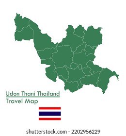 Green Map Udon Thani Province is one of the provinces of Thailand