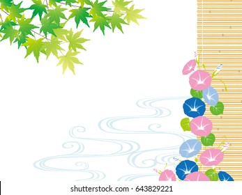 朝顔 和風 のイラスト素材 画像 ベクター画像 Shutterstock