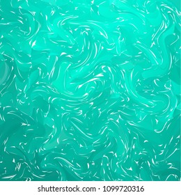 Green marble gems stone pattern. Unique artwork texture. Artwork marbled paper. Vector marbled illustration.
