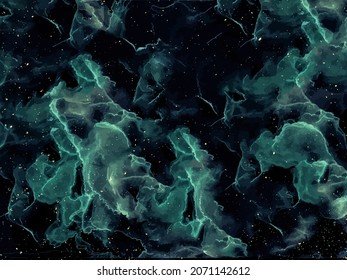 Mármol verde y textura de fondo abstracta de oro con líneas de estilo lujoso natural y polvo de oro. Ilustración del vector