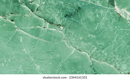 Emerald Green Marble Texture With Gold Veins Vector Background