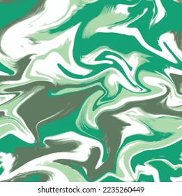green marble seamless vector print for teens girls summer cool trendy fashion marbling