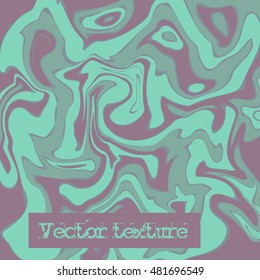 Green marble texture. Vector illustration. Liquid paint imitation pattern. Digital colorful background in ebru suminagashi technique