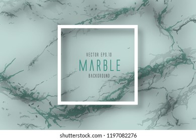 Green marble texture, Vector pattern background.