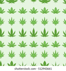 Green marijuana background vector illustration