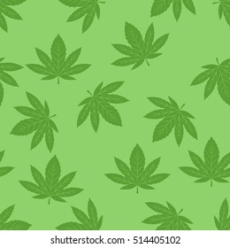 Green marijuana background vector illustration