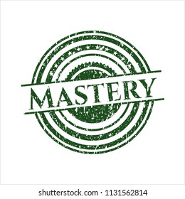 Green Mastery distressed rubber texture