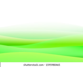Green meadow background. Vector stock  illustration for poster