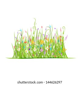 Green meadow for your design