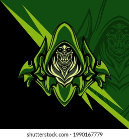 Green Mechanical Squad for logo mascot gaming or other