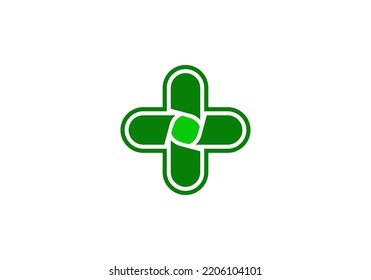 Green Medical Logo Design Brand Logo Stock Vector (royalty Free 