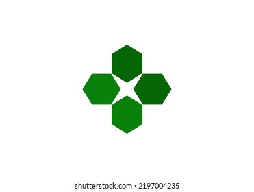 Green Medical Logo simple design