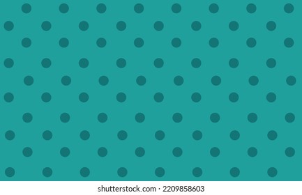 green medium polka dot background. flat style - stock vector.	