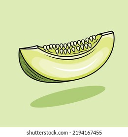 Green melon is a fresh and sweet melon