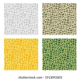 Green melon texture for pattern, vector art