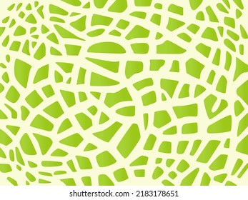 Green melon texture for pattern, vector art