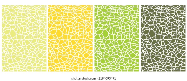 Green melon texture for pattern, vector art