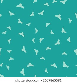 Green Men underpants icon isolated seamless pattern on green background. Man underwear.  Vector