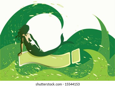 green  mermaid