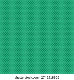 Green mesh fabric texture athletic jerseys vector illustration seamless background. Breathable polyester material seamless pattern. Perfect sportswear textile for basketball, hockey, soccer uniform.
