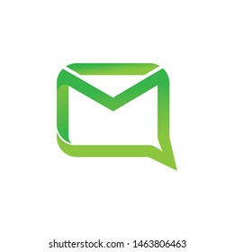 Green message logo/Icon design template - Powered by Shutterstock - Get 15% off with code: PIKWIZARD15