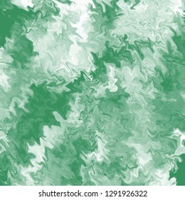 green messy watercolor scribbled brush strokes background pattern, vector illustration