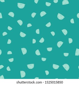 Green Military helmet icon isolated seamless pattern on green background. Army hat symbol of defense and protect. Protective hat.  Vector Illustration
