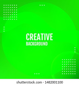 Green Minimal covers design. Green Template for the design of a website landing page or background.
