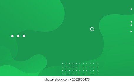 Green minimal geometric background. geometric shape. Digital motion effect. Eps10 vector.
