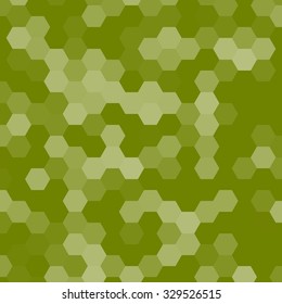 Green mint hexagonal background pattern