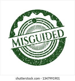 Green Misguided distress rubber grunge texture stamp