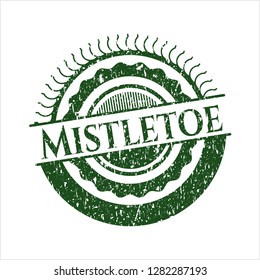 Green Mistletoe rubber texture