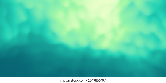 El fondo de la niebla verde. Ilustración vectorial para publicidad, marketing, presentación. Pantalla móvil.