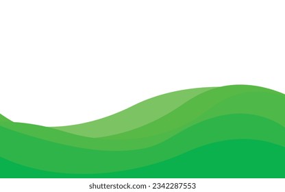 Green modern abstract background for brochure or poster or flyer or business card design purpose