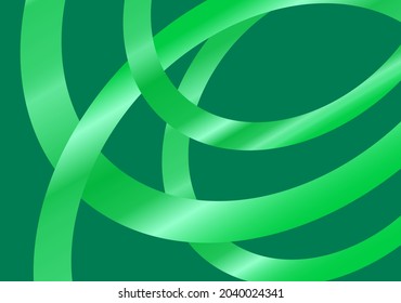 Green modern abstract glowing vector background.